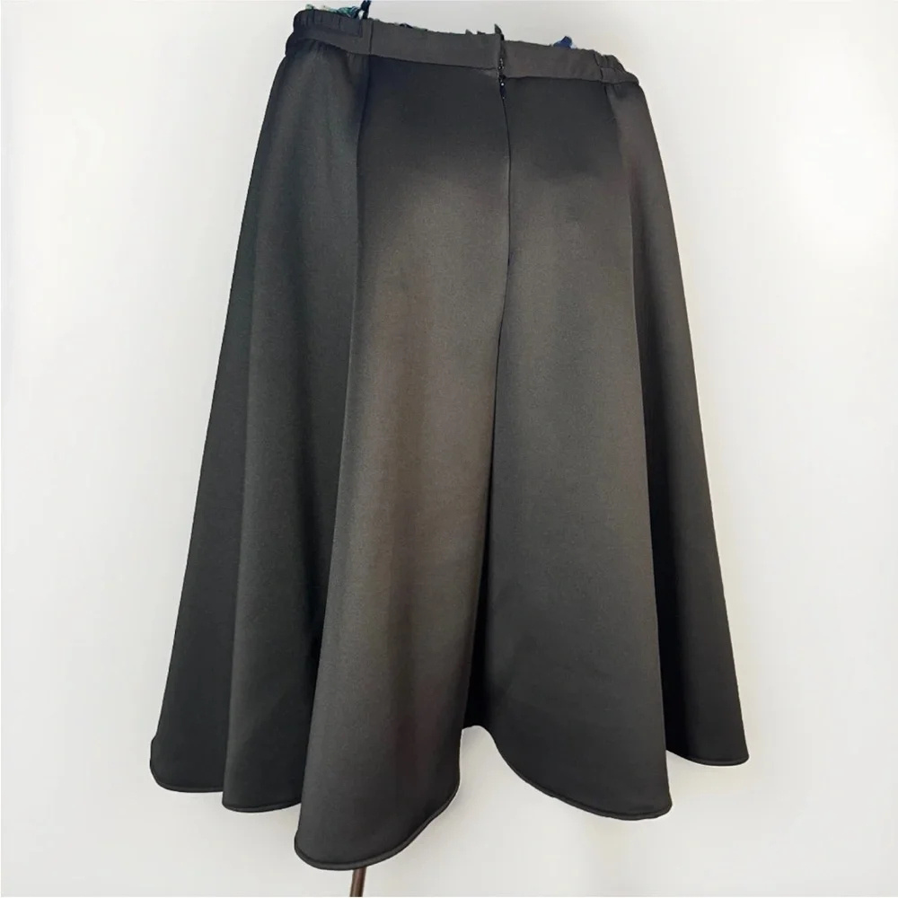 (12) TALLY TAYLOR Elegant & Extremely Well Made Black A-Line Skirt